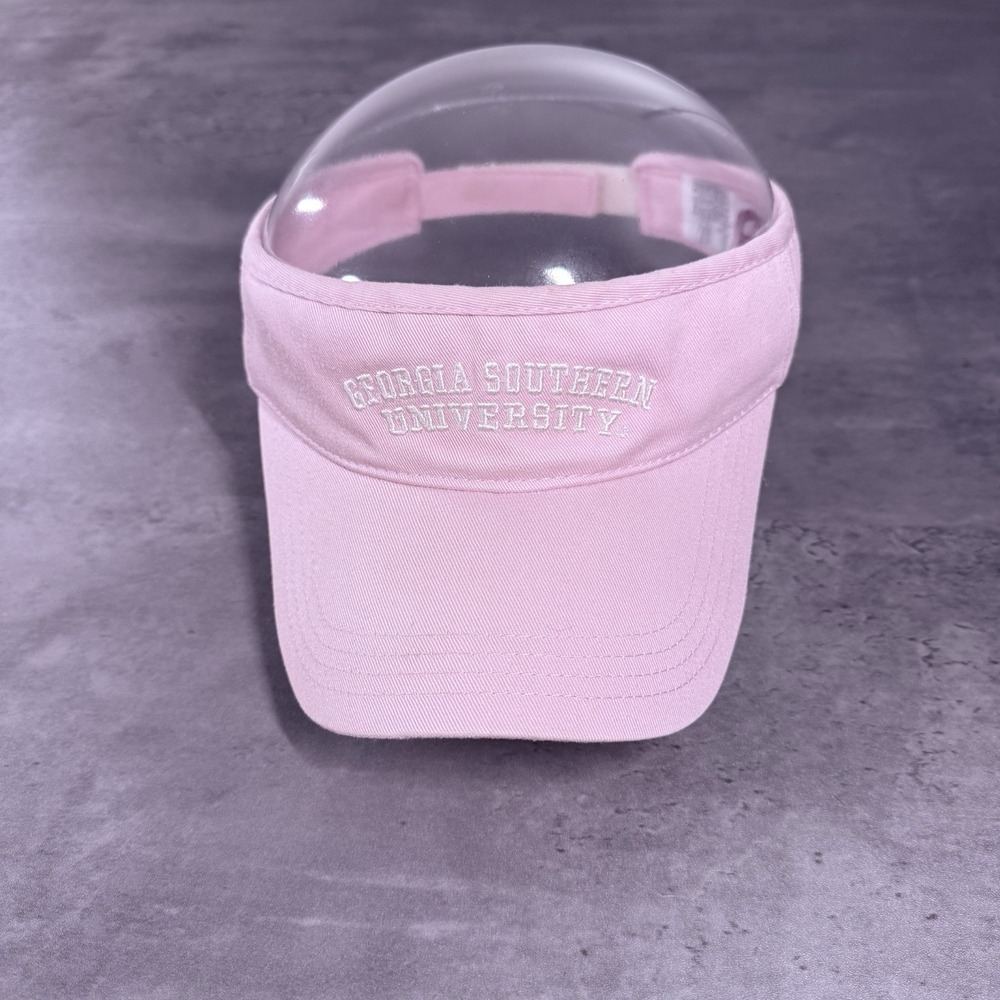 Georgia Southern Eagles Visor Hat Baby Light Pink White Ladies Women Golf Tennis